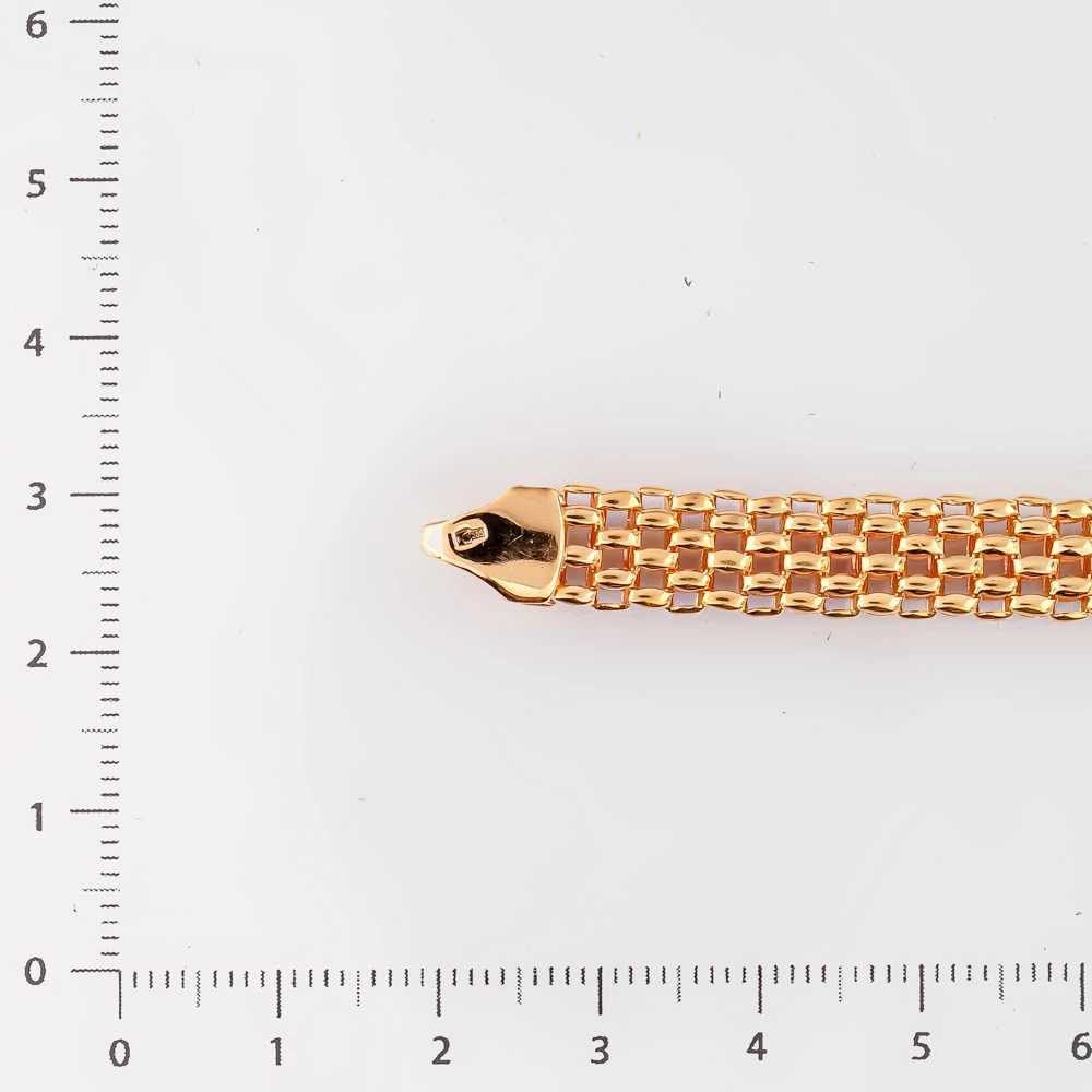 Браслет из красного золота 585 пробы