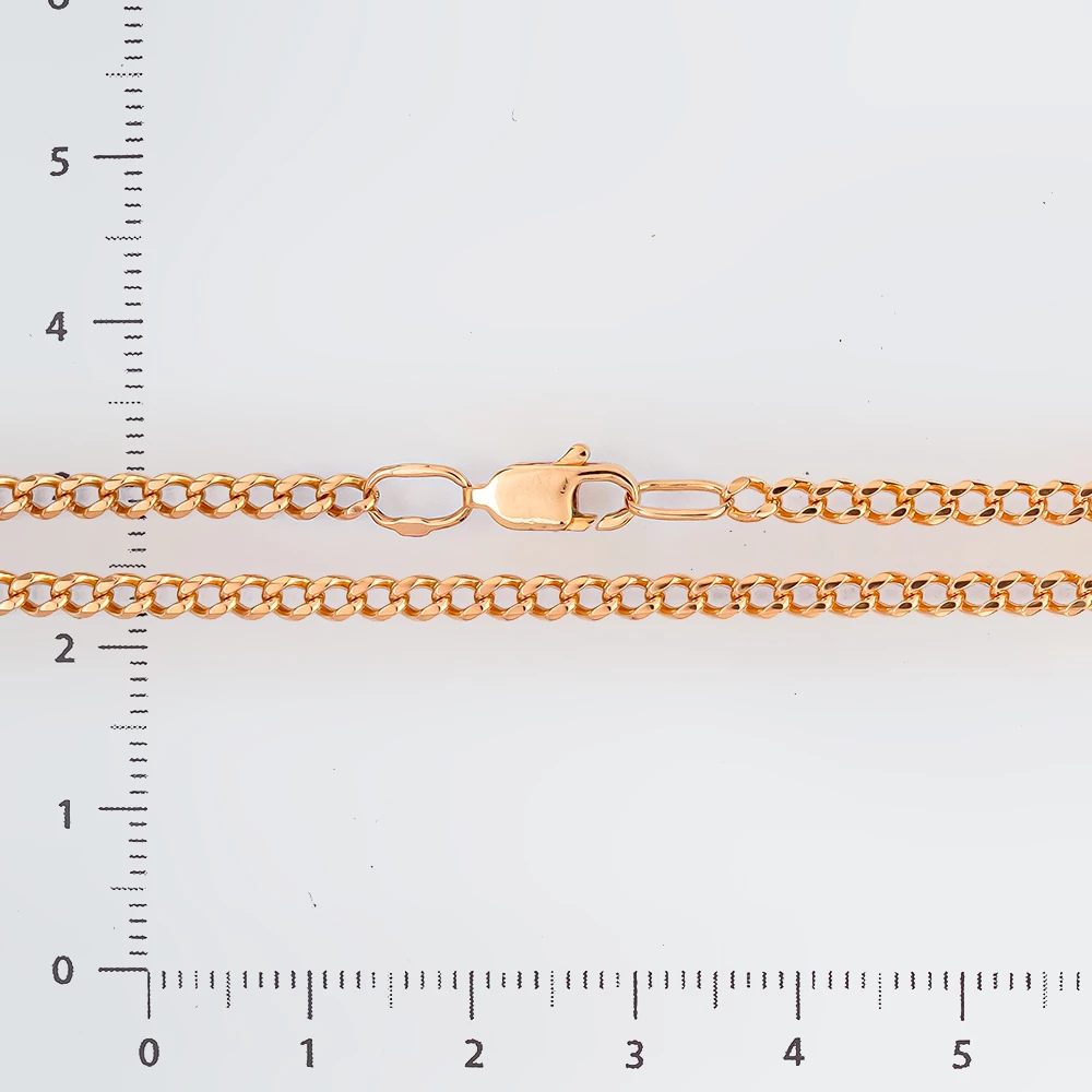 Браслет из красного золота 585 пробы