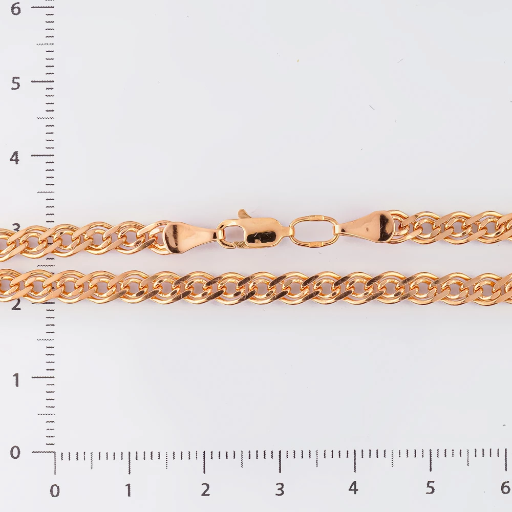 Браслет из красного золота 585 пробы