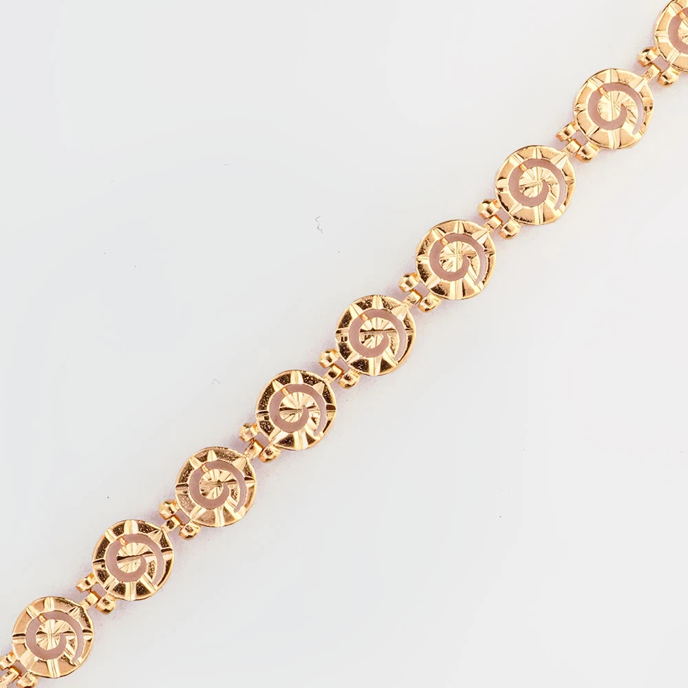 Браслет из красного золота 585 пробы