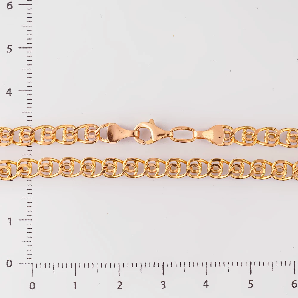 Браслет из красного золота 585 пробы