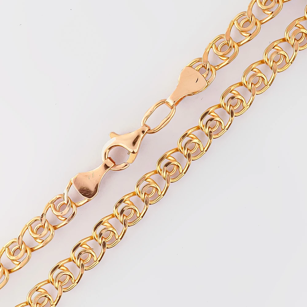 Браслет из красного золота 585 пробы