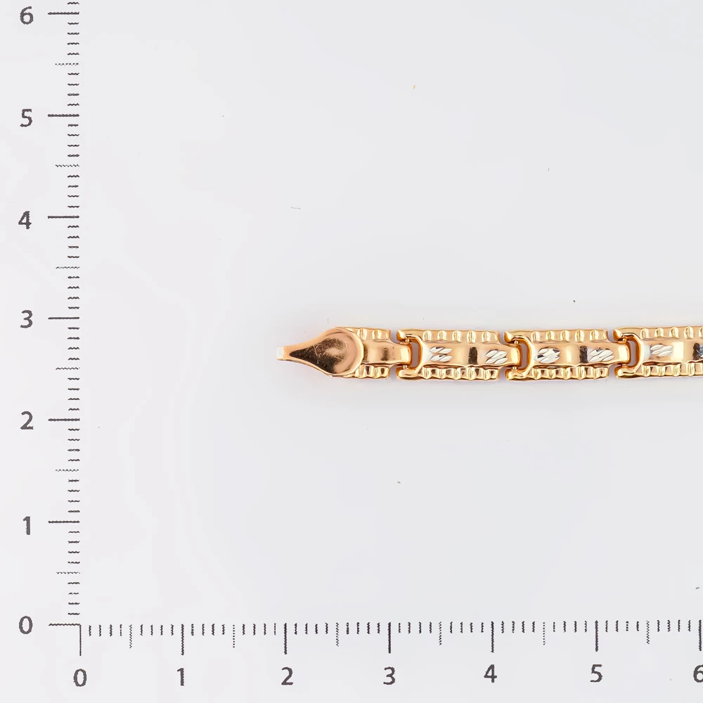 Браслет из красного золота 585 пробы