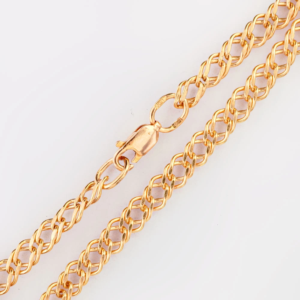 Браслет из красного золота 585 пробы