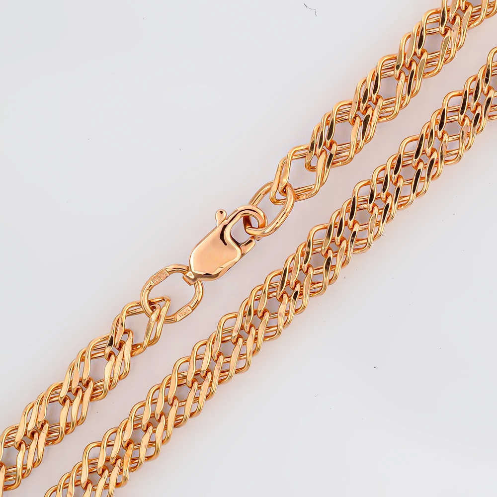 Браслет из красного золота 585 пробы