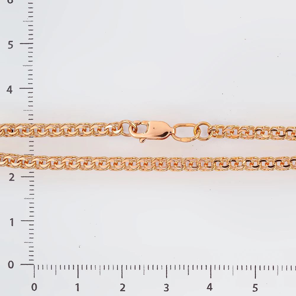 Браслет из красного золота 585 пробы