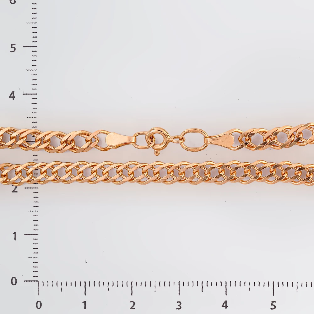 Браслет из красного золота 585 пробы