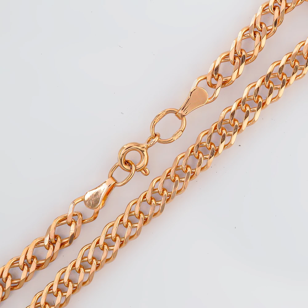 Браслет из красного золота 585 пробы