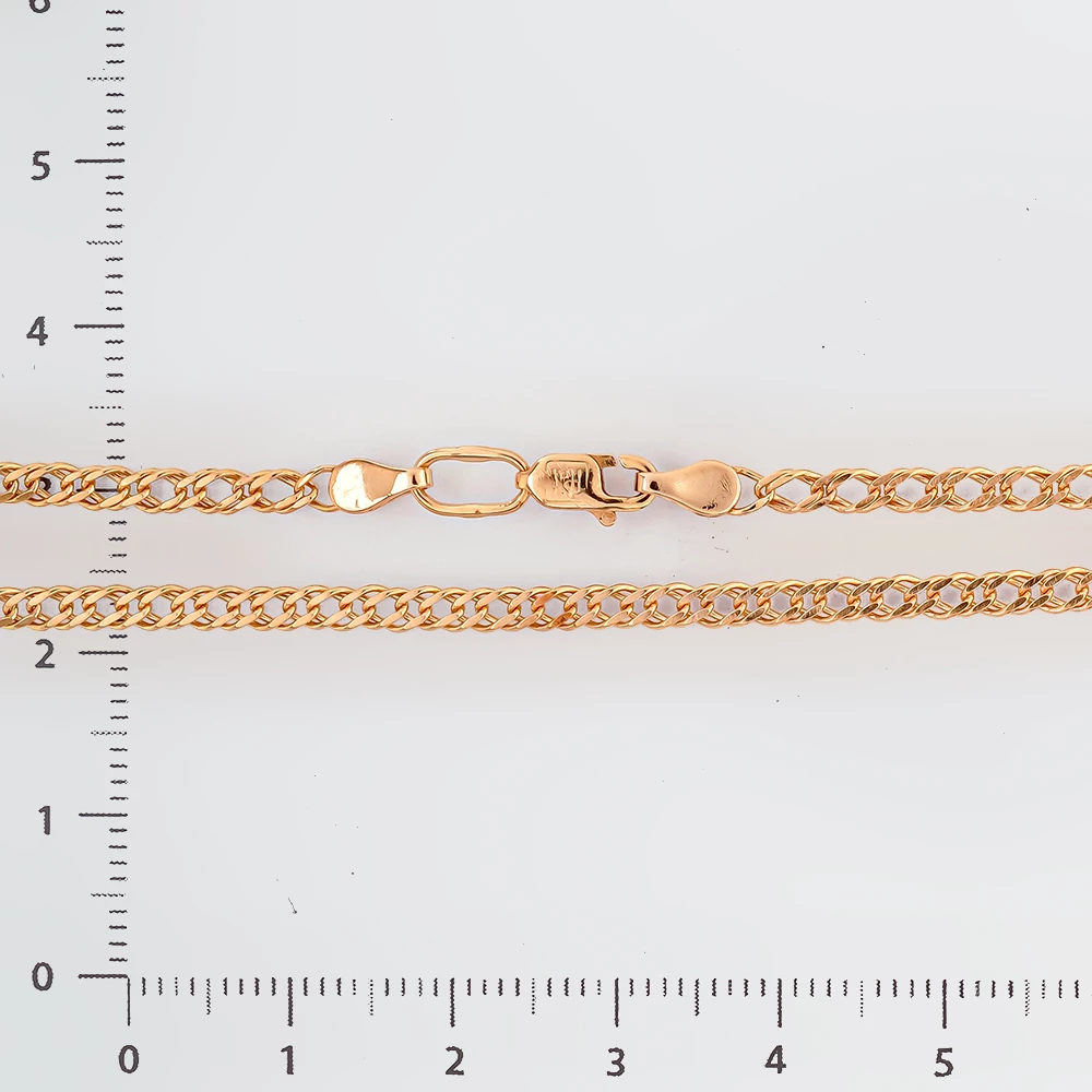 Браслет из красного золота 585 пробы