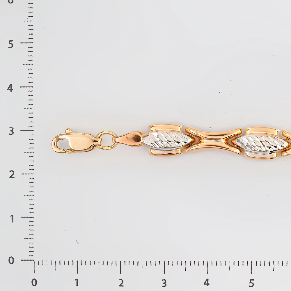 Браслет из красного золота 585 пробы