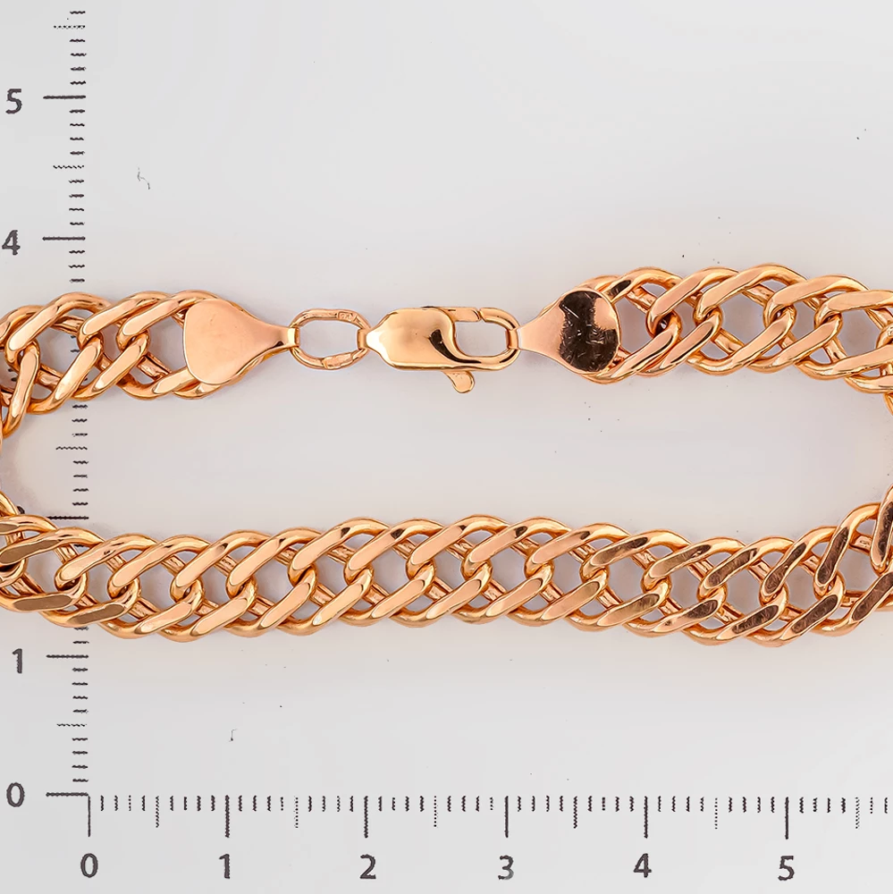 Браслет из красного золота 585 пробы