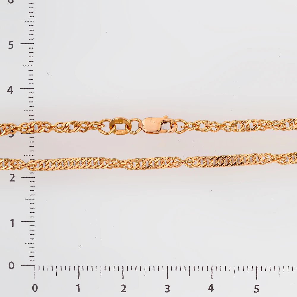 Браслет из красного золота 585 пробы