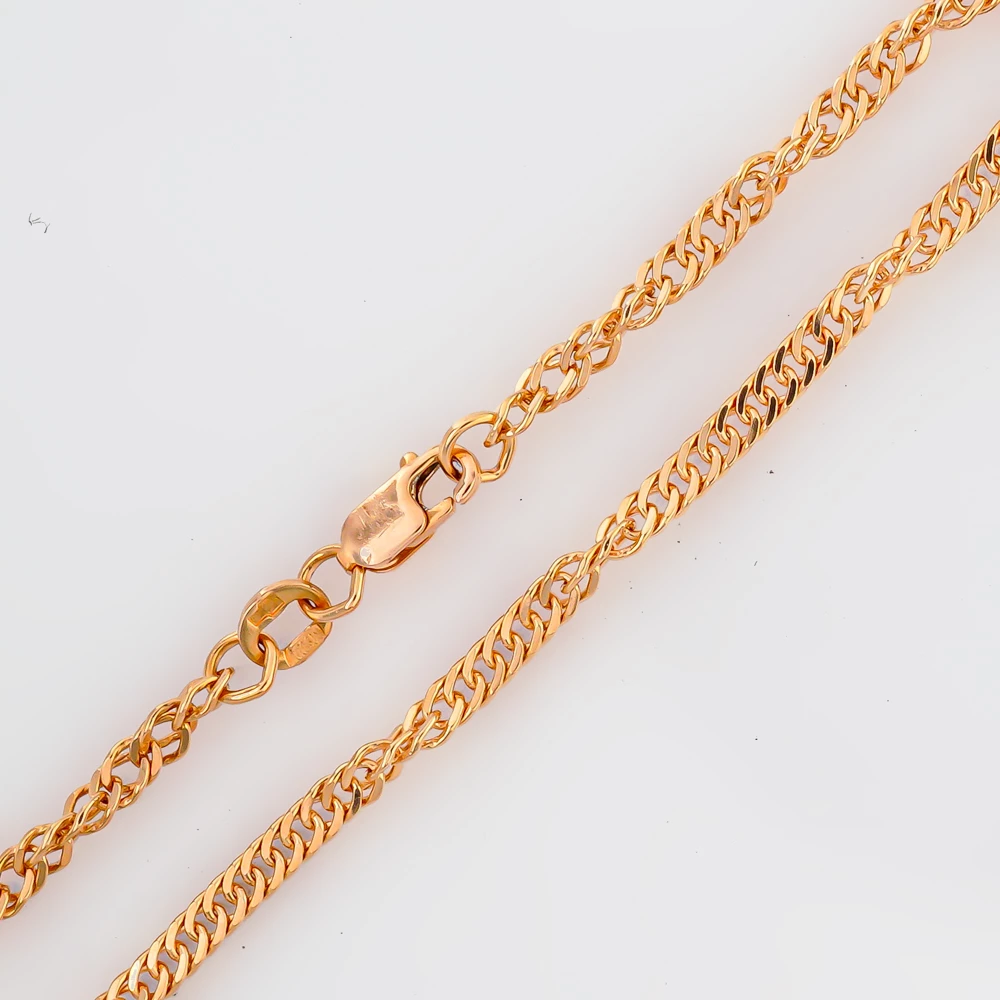 Браслет из красного золота 585 пробы