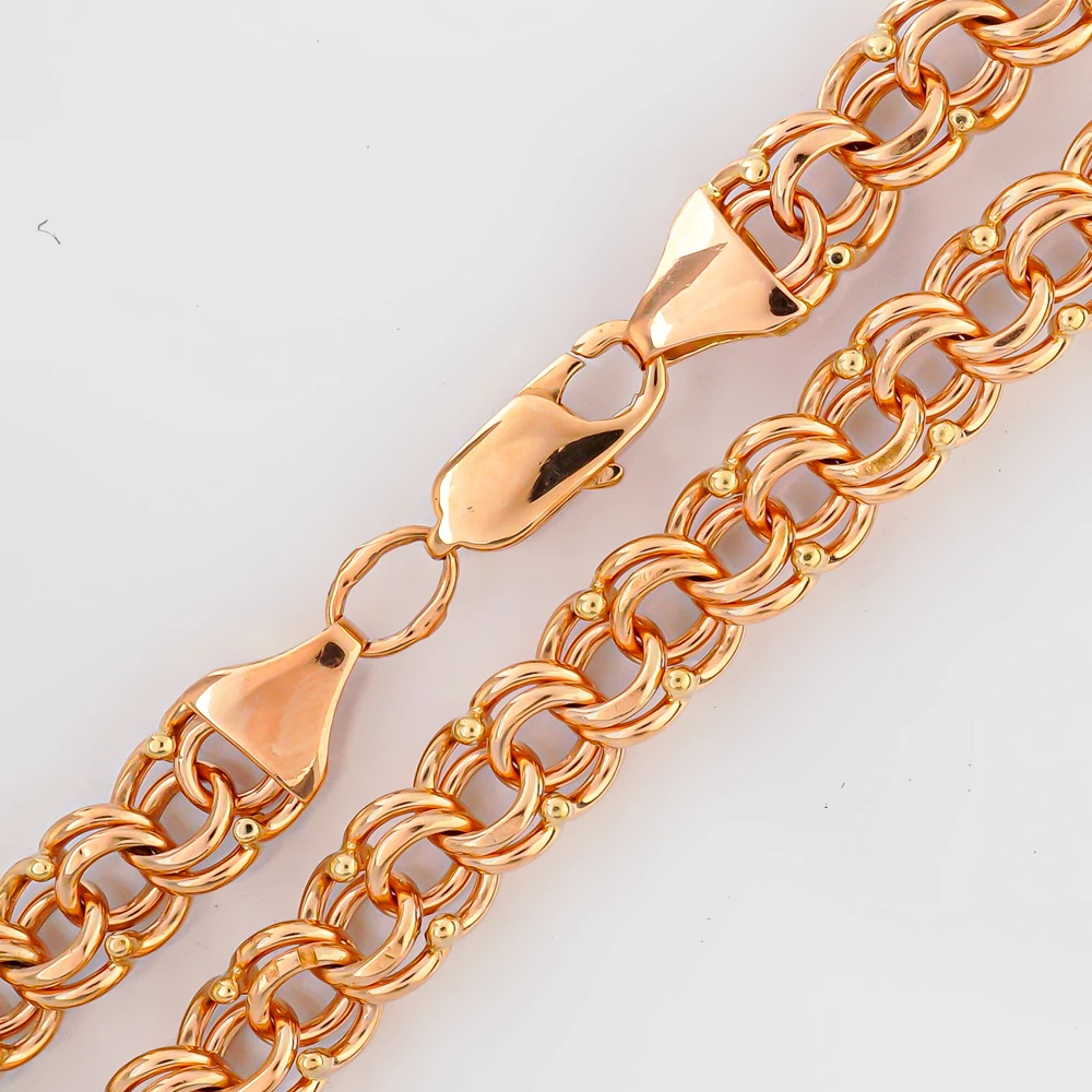 Браслет из красного золота 585 пробы