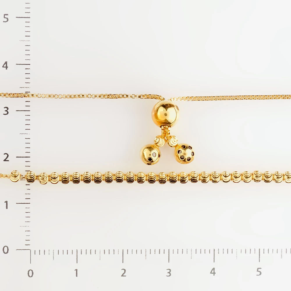 Браслет из желтого золота 585 пробы