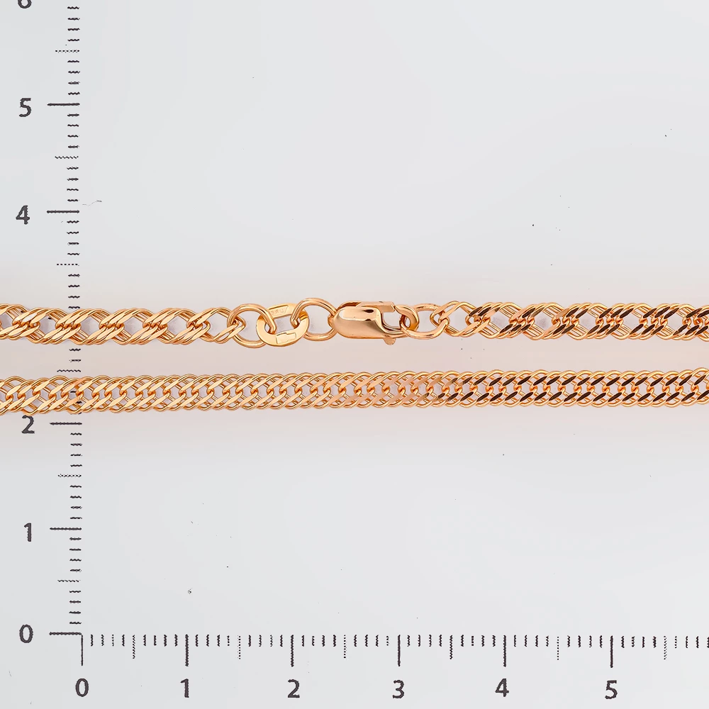 Браслет из красного золота 585 пробы