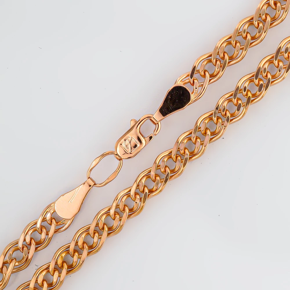 Браслет из красного золота 585 пробы