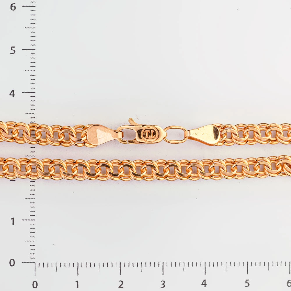 Браслет из красного золота 585 пробы