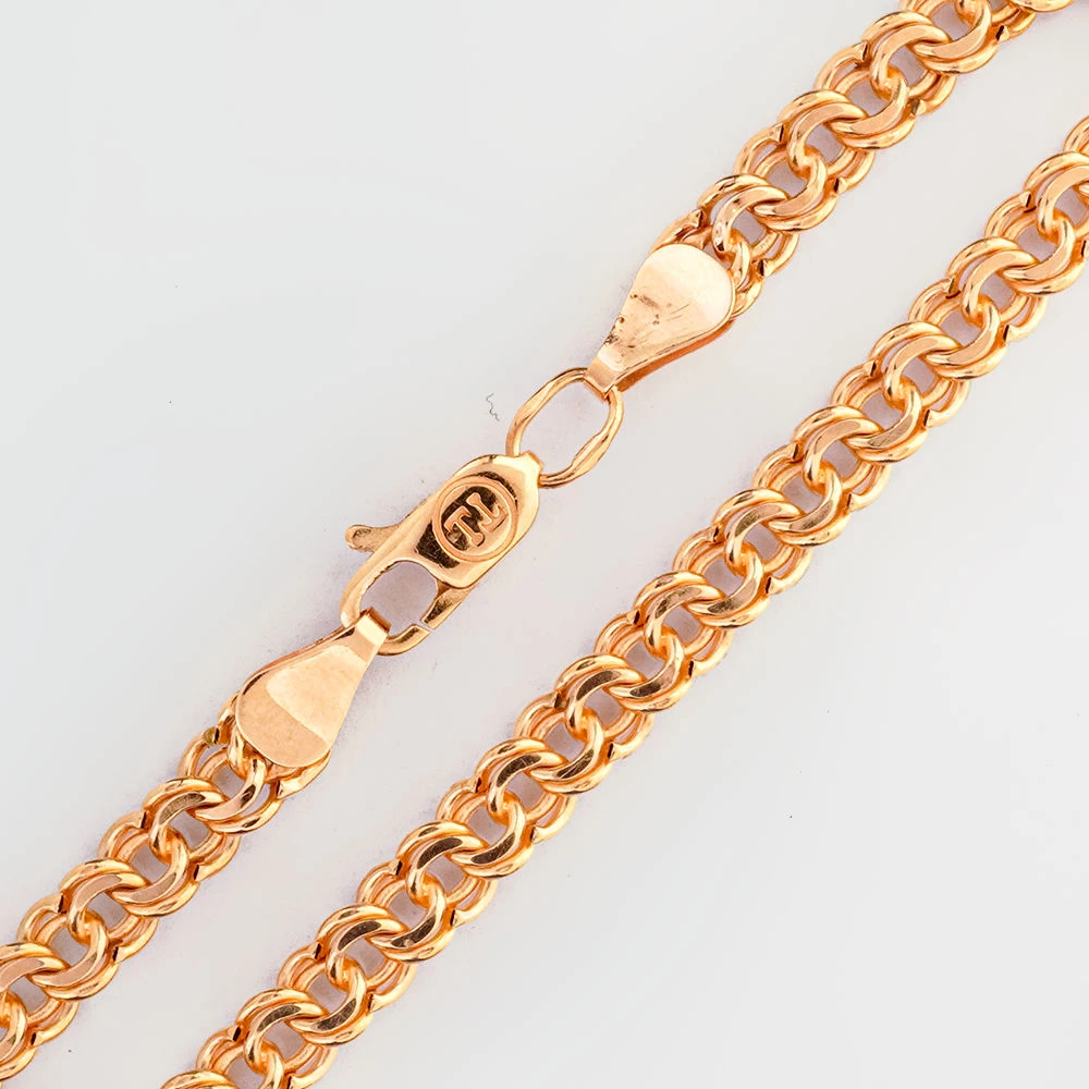 Браслет из красного золота 585 пробы