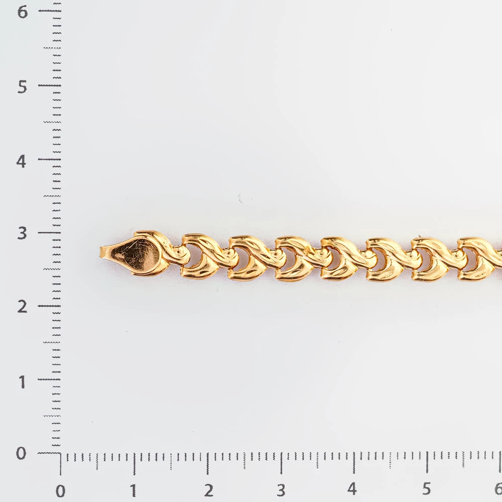 Браслет из красного золота 585 пробы