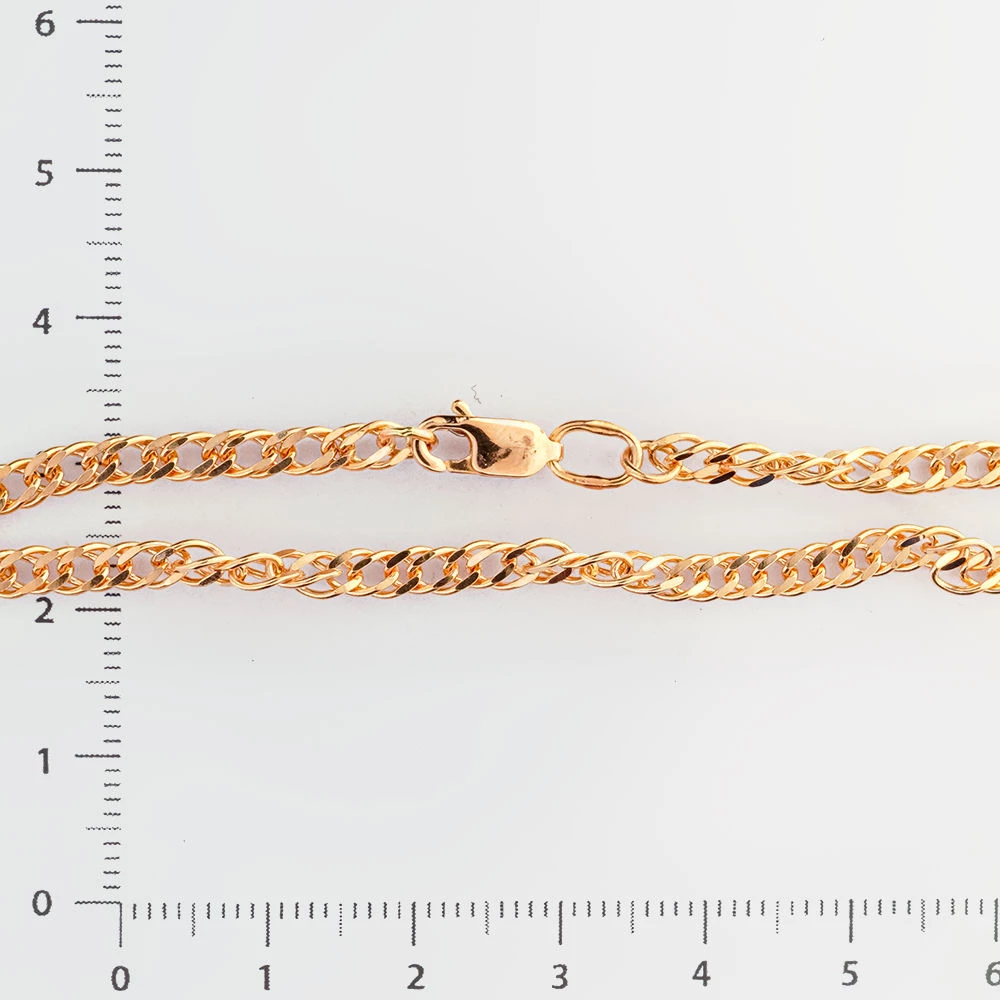 Браслет из красного золота 585 пробы