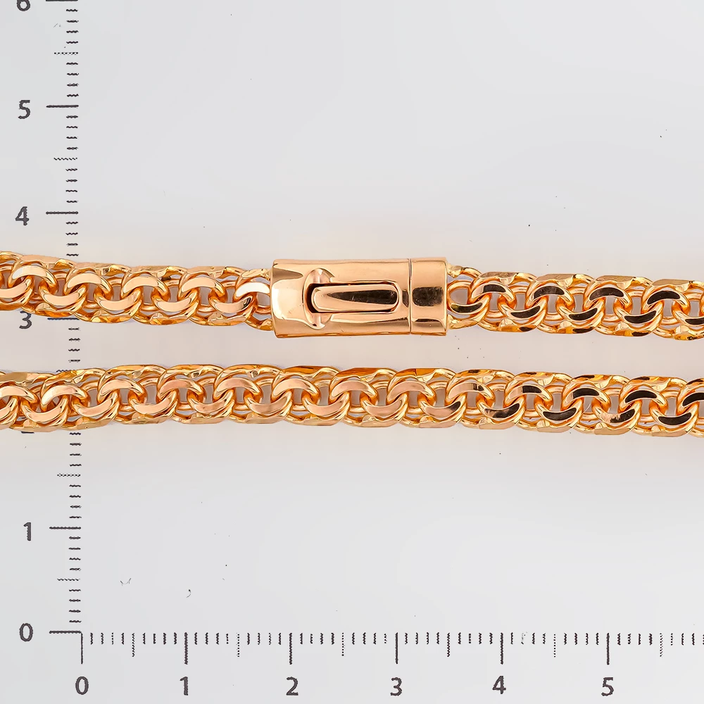 Браслет из красного золота 585 пробы