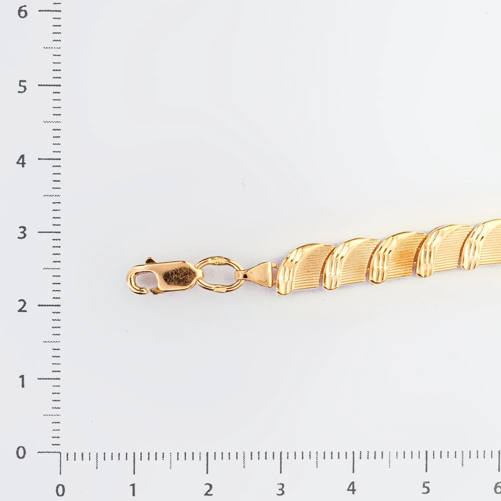 Браслет из красного золота 585 пробы