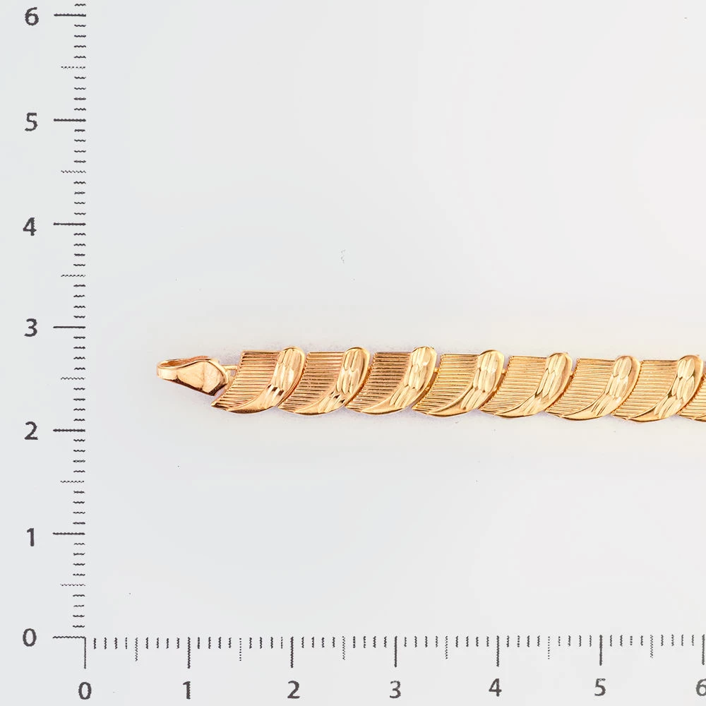 Браслет из красного золота 585 пробы