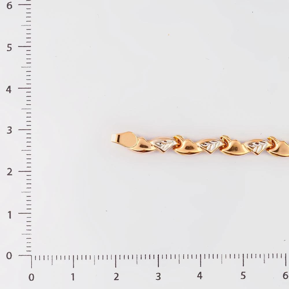 Браслет из красного золота 585 пробы