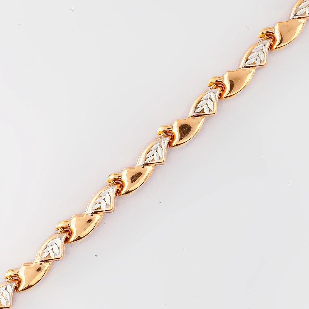 Браслет из красного золота 585 пробы