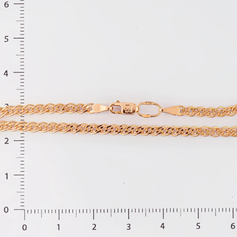 Браслет из красного золота 585 пробы