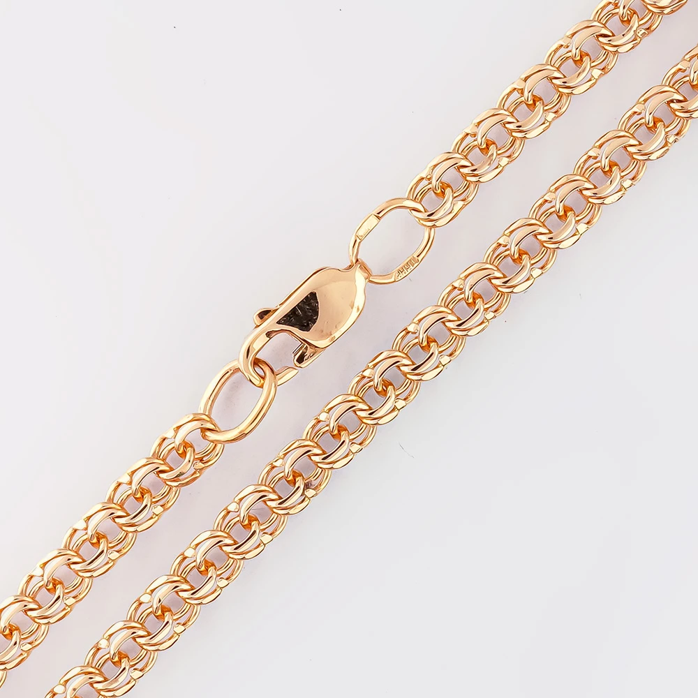 Браслет из красного золота 585 пробы