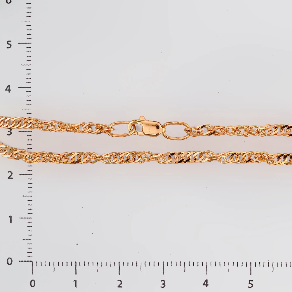 Браслет из красного золота 585 пробы