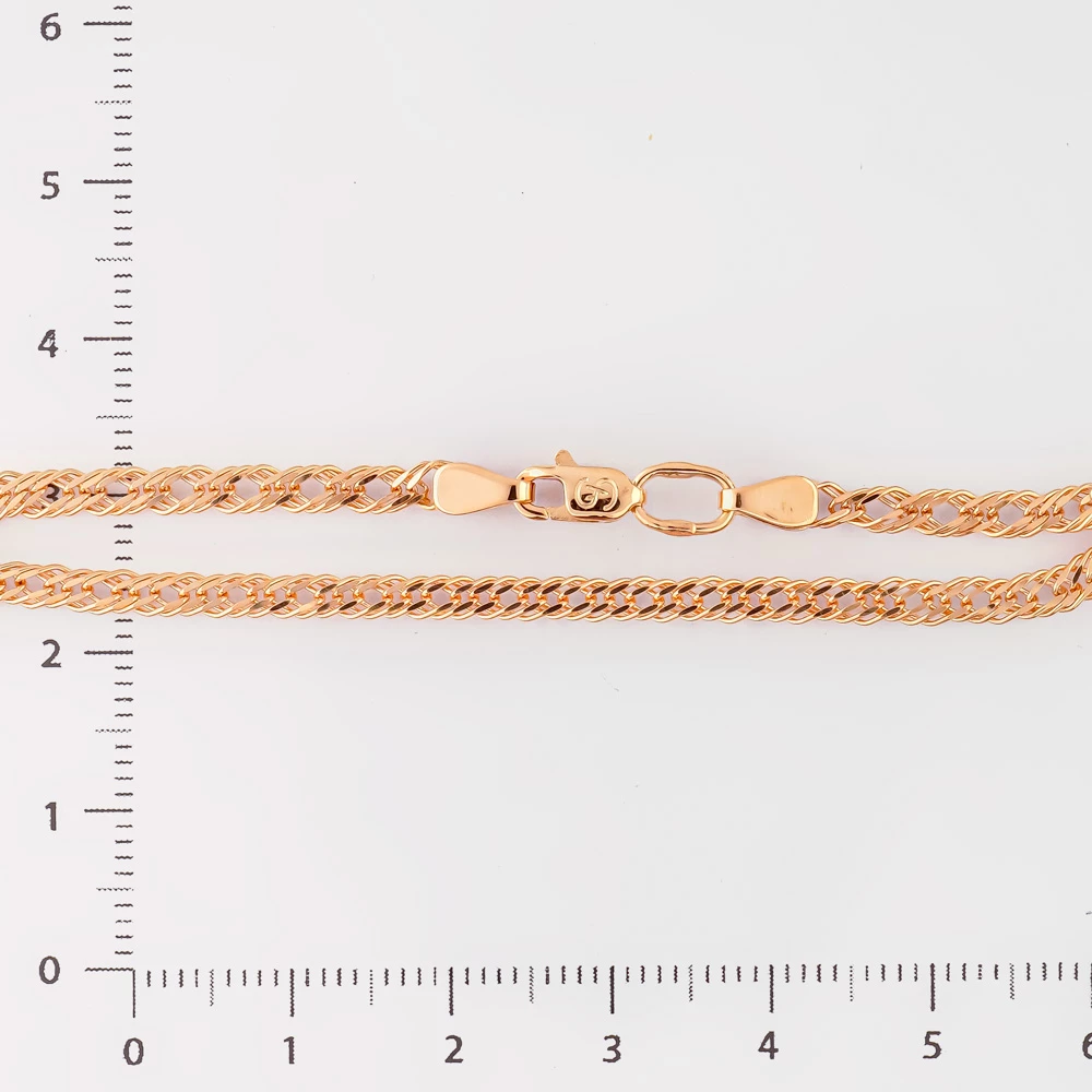 Браслет из красного золота 585 пробы