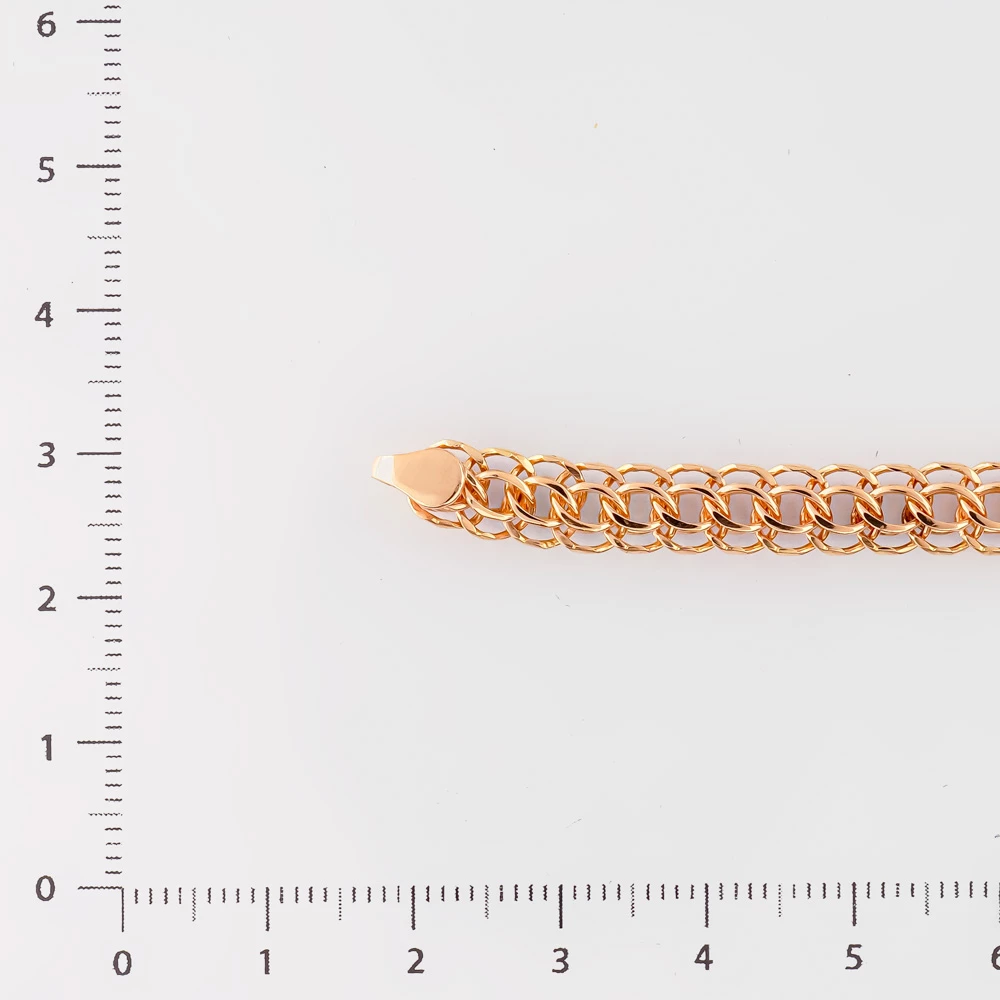 Браслет из красного золота 585 пробы