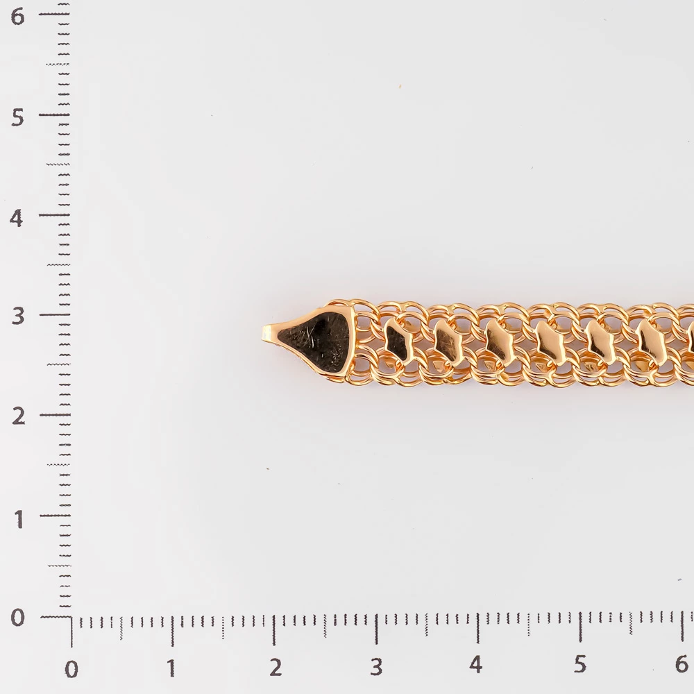Браслет из красного золота 585 пробы