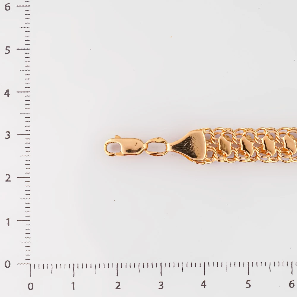 Браслет из красного золота 585 пробы