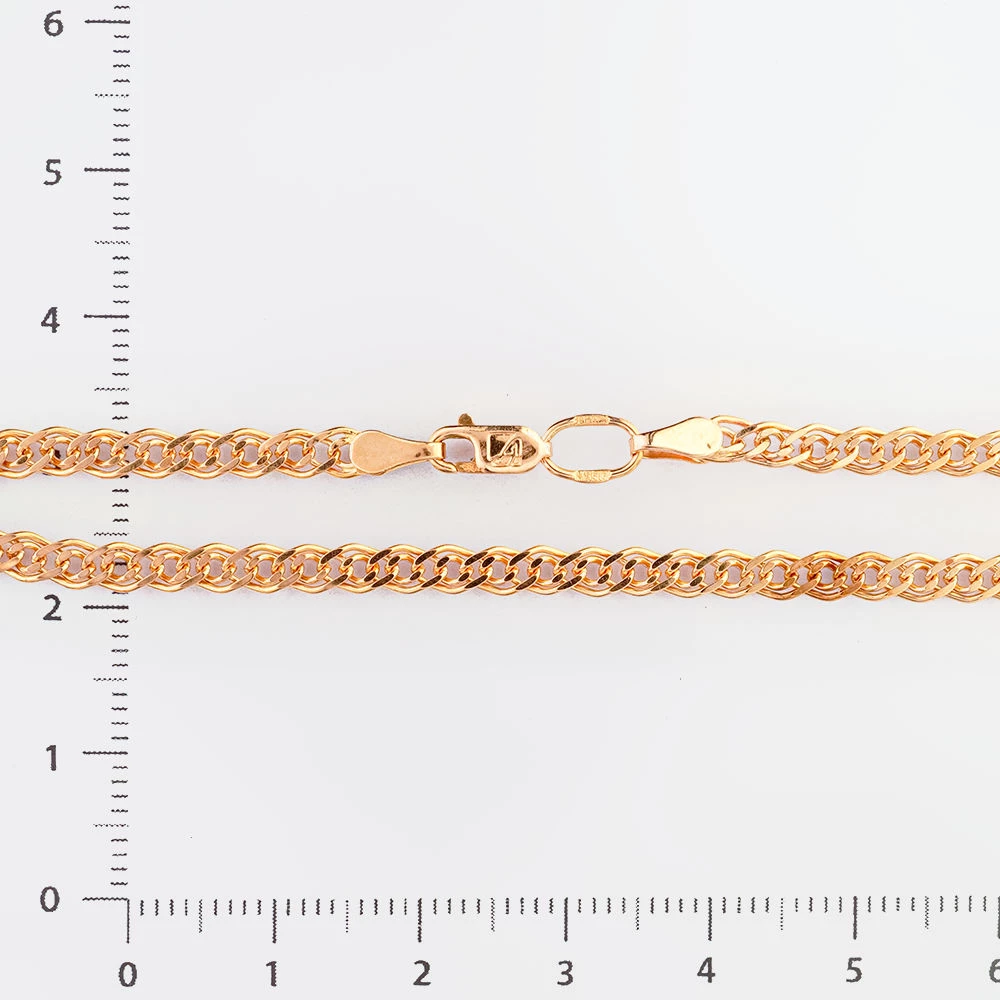 Браслет из красного золота 585 пробы