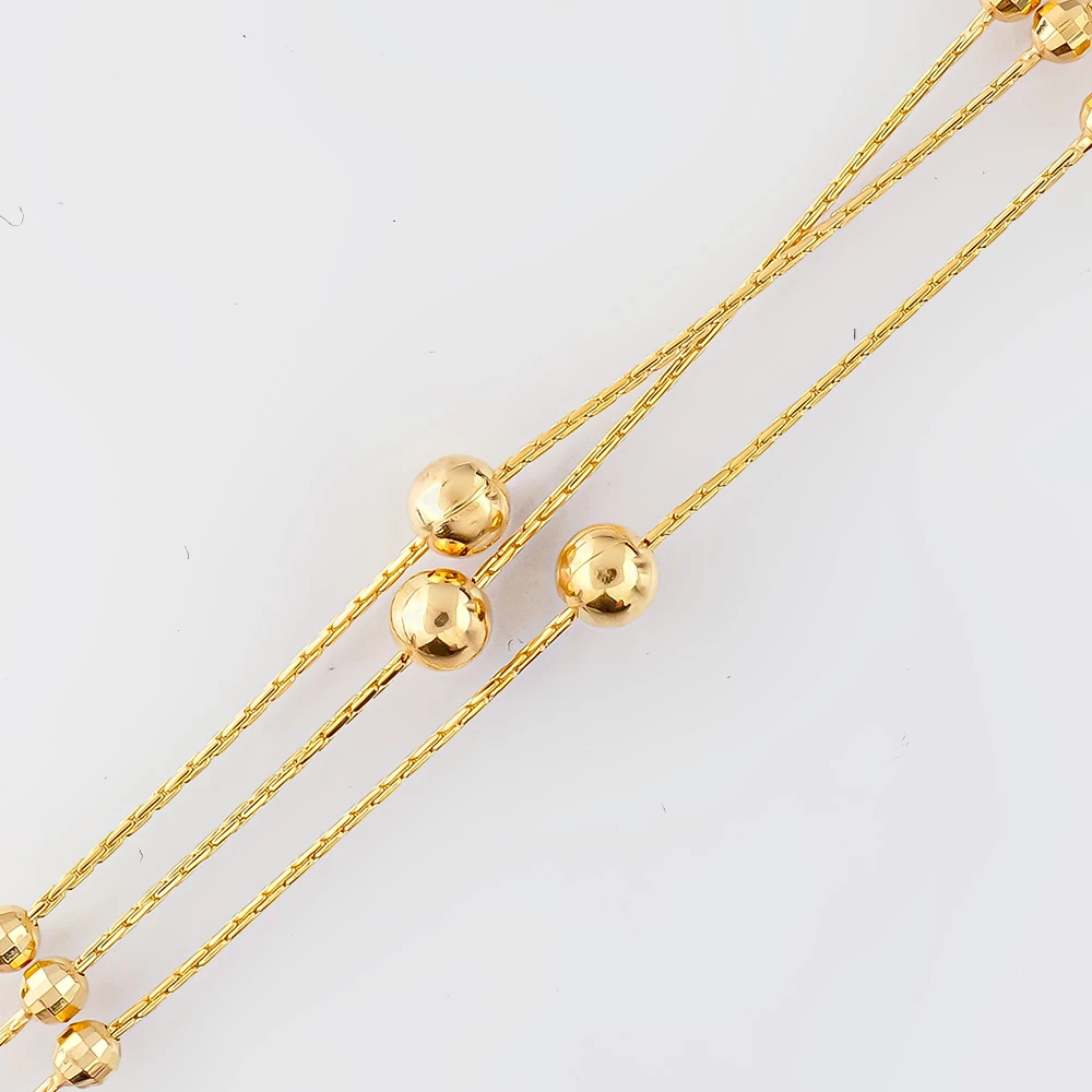 Браслет из желтого золота 585 пробы