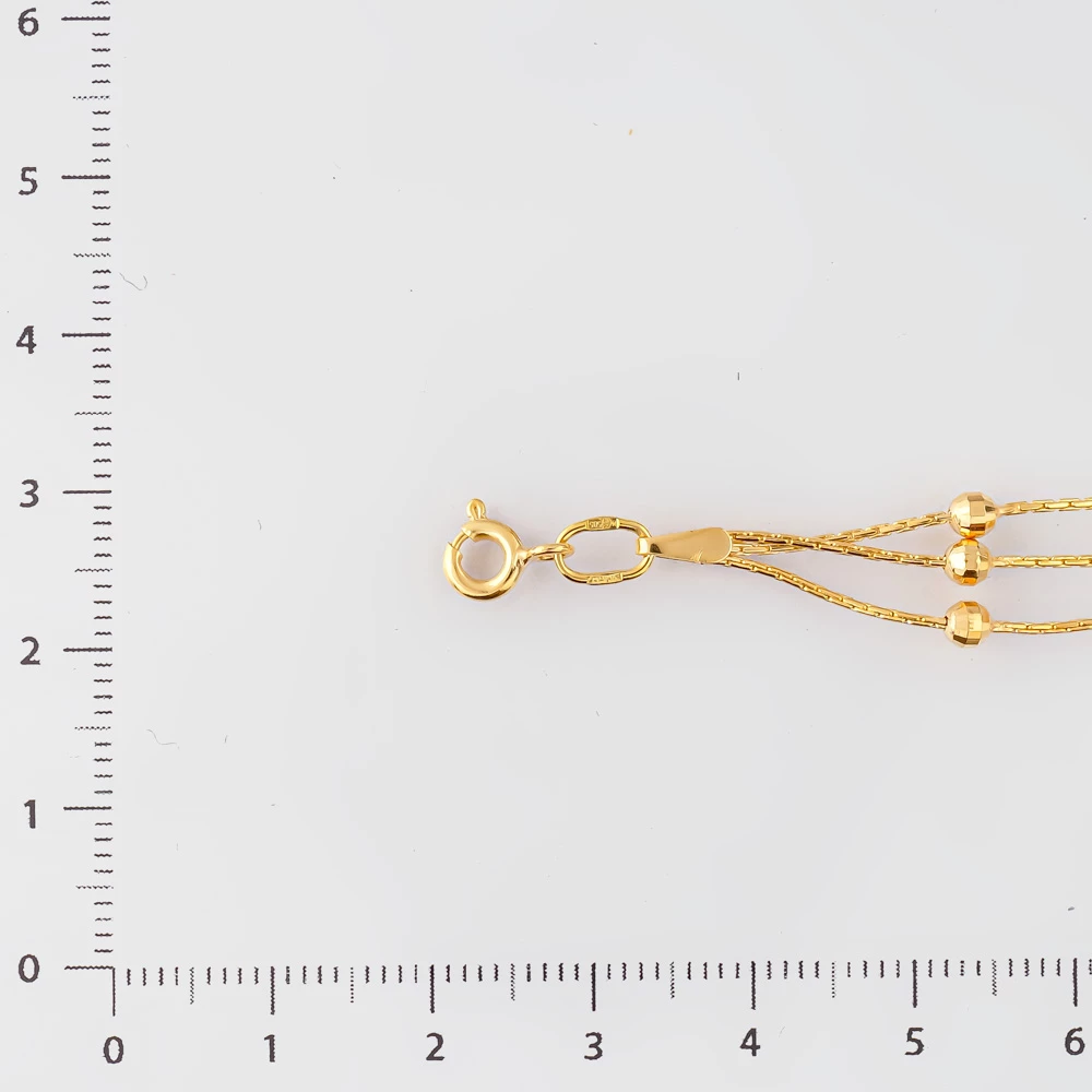 Браслет из желтого золота 585 пробы