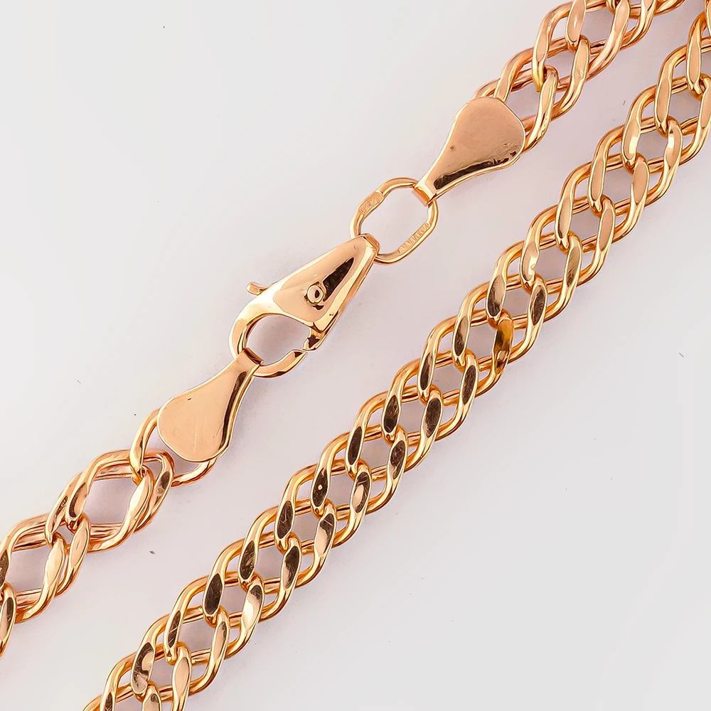 Браслет из красного золота 585 пробы