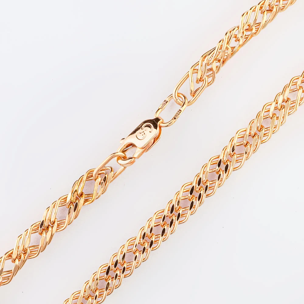 Браслет из красного золота 585 пробы