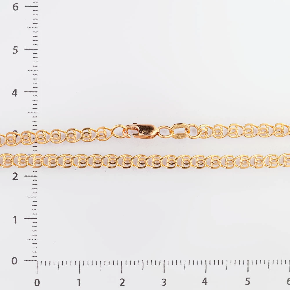 Браслет из красного золота 585 пробы