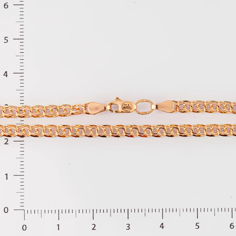 Браслет из красного золота 585 пробы