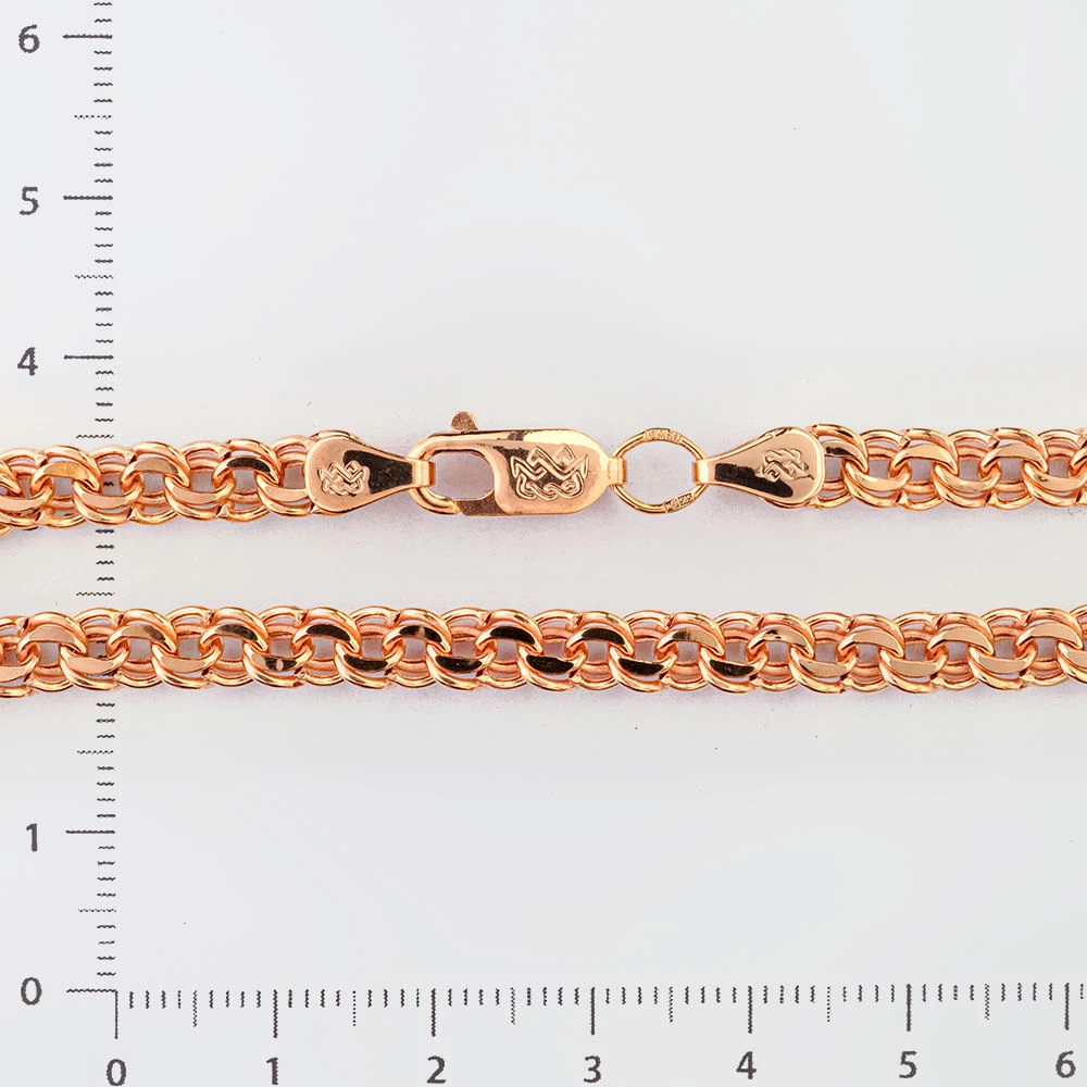 Браслет из красного золота 585 пробы