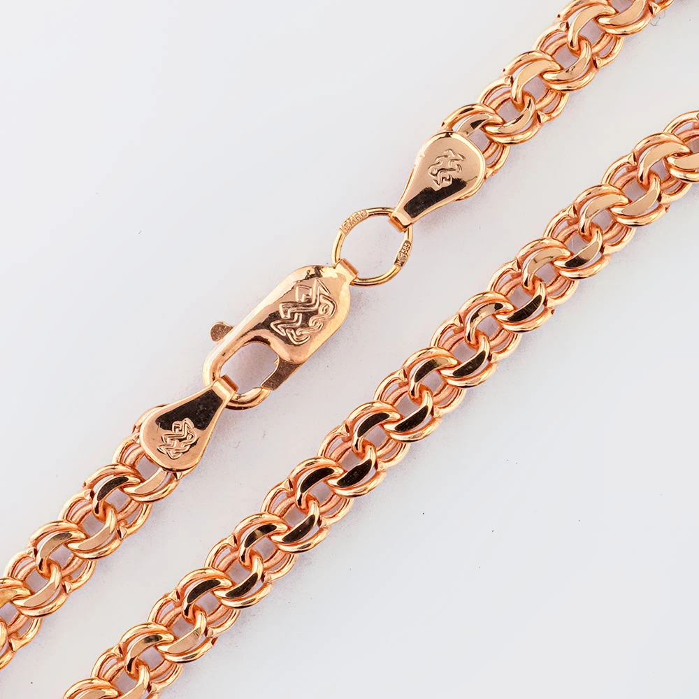 Браслет из красного золота 585 пробы