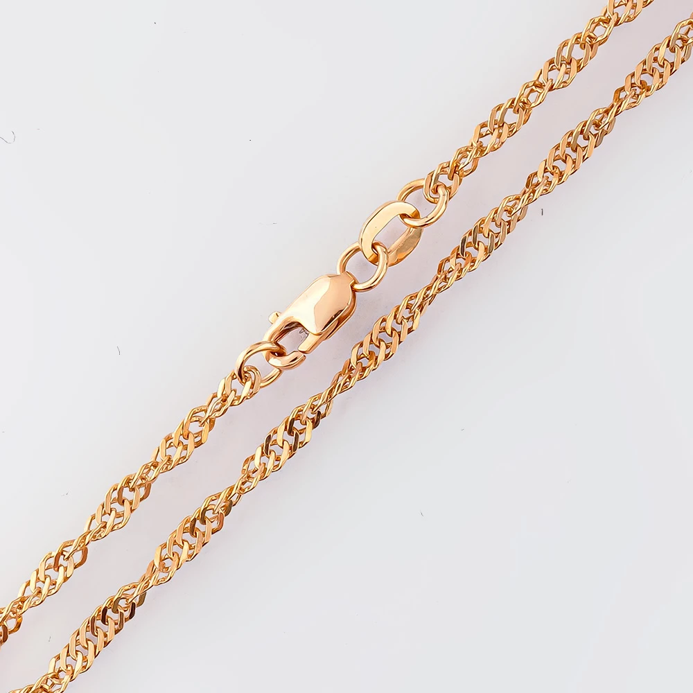 Браслет из красного золота 585 пробы