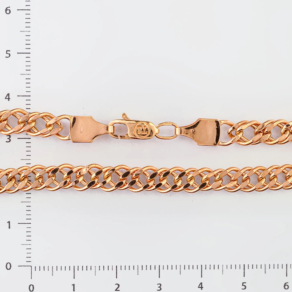 Браслет из красного золота 585 пробы