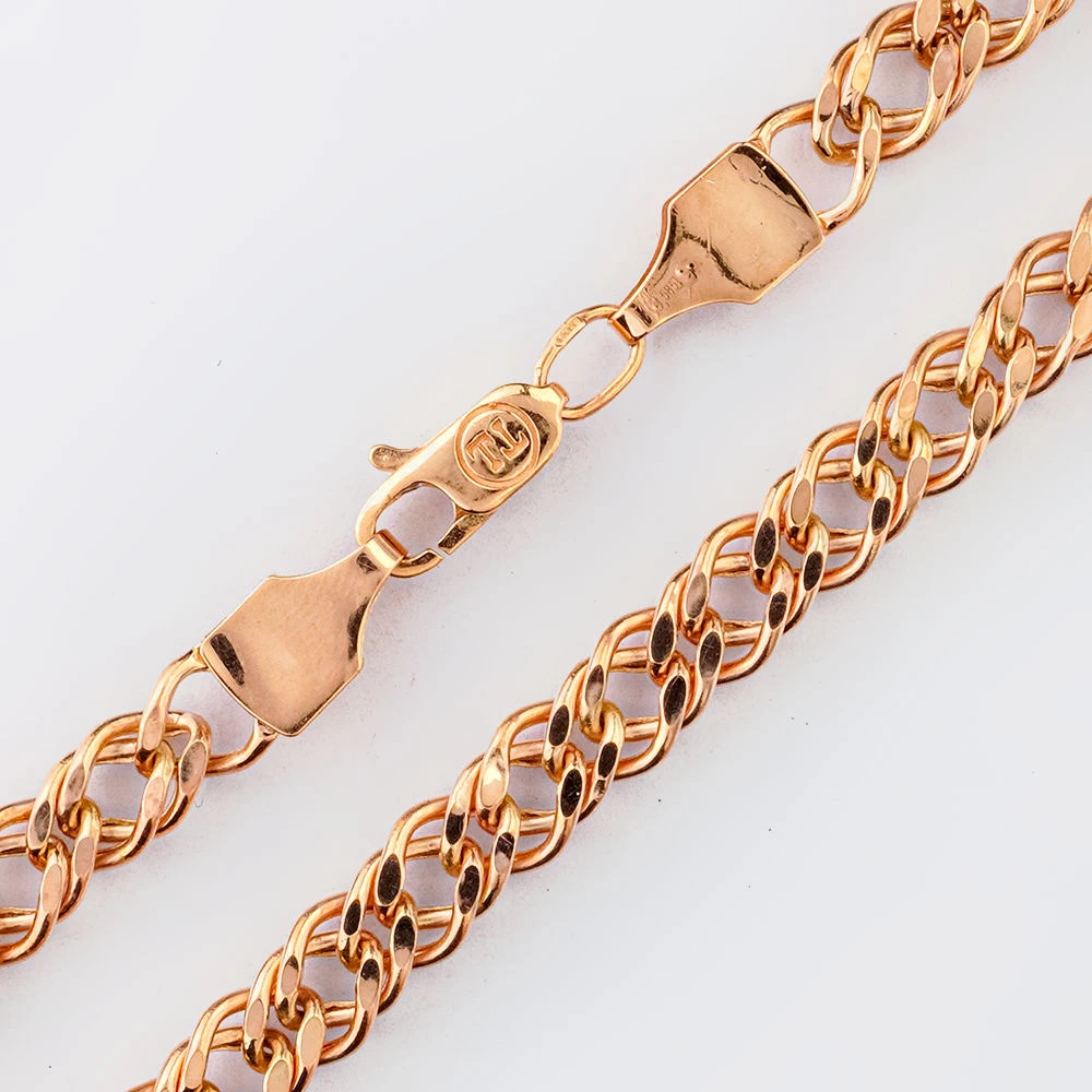 Браслет из красного золота 585 пробы