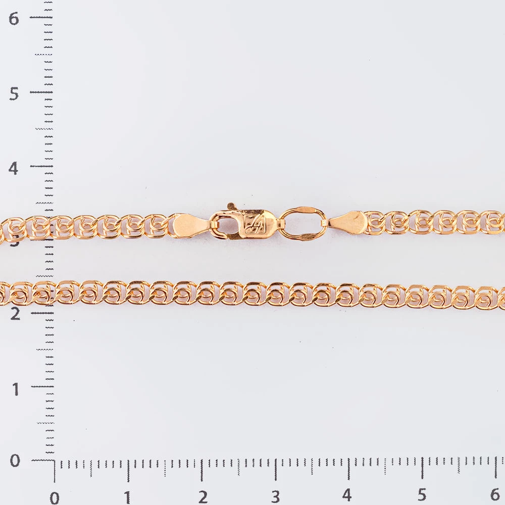 Браслет из красного золота 585 пробы